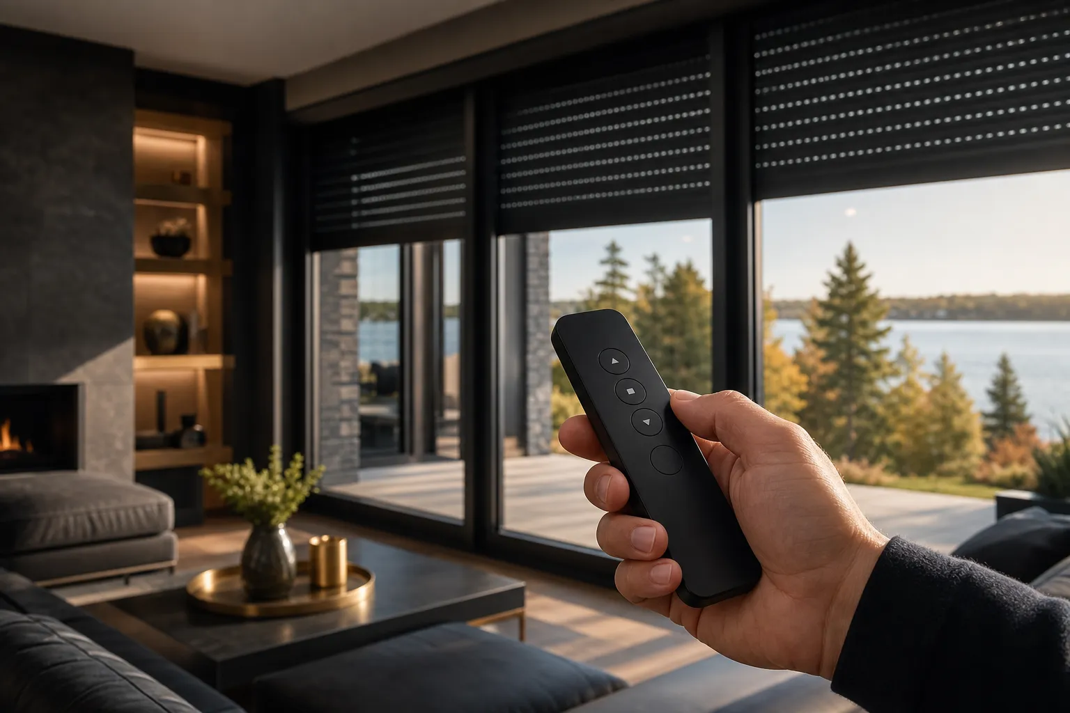 Motorized Shutters application in Ontario