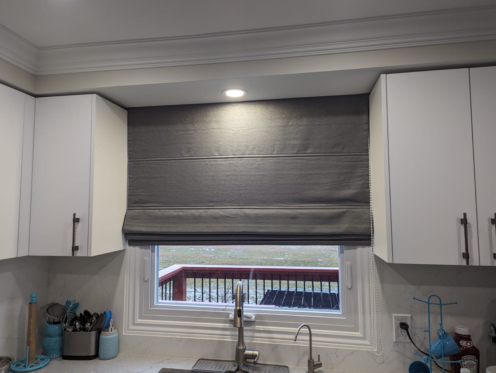 Interior blinds and window shading installation from the North Shutters portfolio, view 124